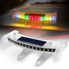 Mini Car Rear Wing Lamp Solar Energy Car Ambient Lighting Trunk Warning Light  Car Exterior Trim