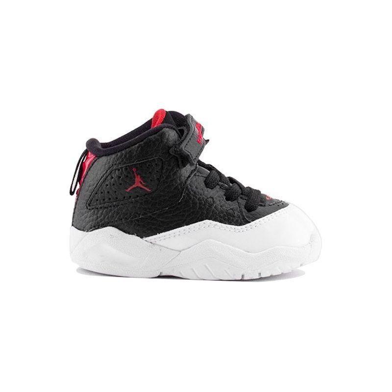 Jordan B'Loyal Abrasion Resistant Mid Top Toddler Shoes Black Red Infant And Toddler CK1427-016