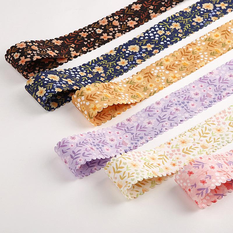 Custom Double-sided Printed Ribbon for Professional DIY Hat Making, Featuring butterfly Clips and Garment Fabric Accessories