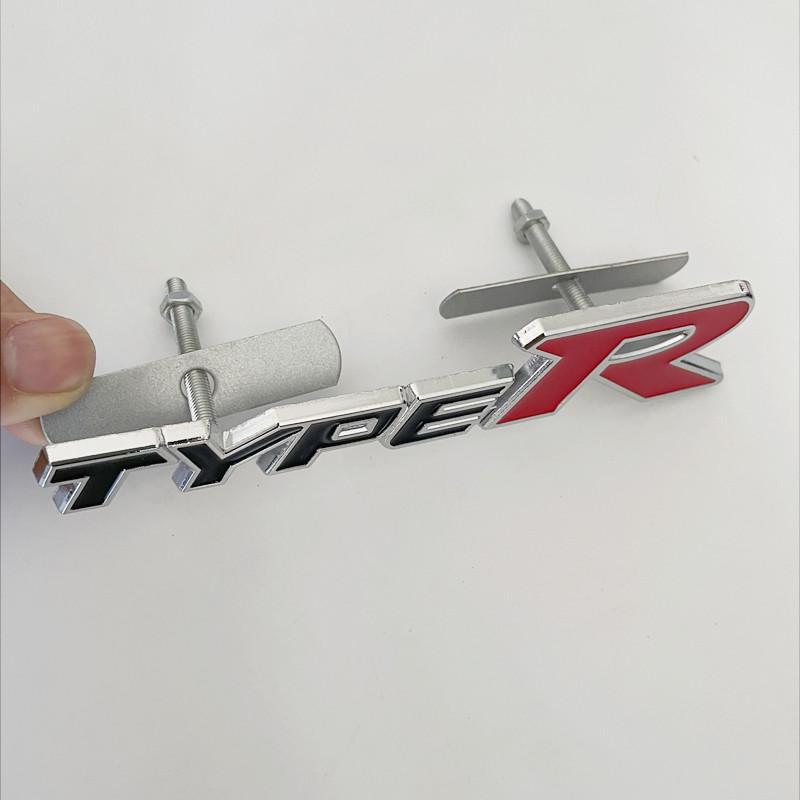 

3D Metal Honda Type R Logo Badge Front Grill Emblem for Accord Civic FK2 FN2 EP3 Type S Sticker Car Accessories