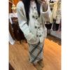 Cardigan à manches longues renard rétro japonais pour femme, nouveau design d'automne et d'hiver, petite conception, veste mode douce et cireuse