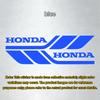 Reflective & Laser Hollow Letter Carved Stickers for Honda Motorcycle Fuel Shock Absorber Helmet and Car Rearview Mirror Decals