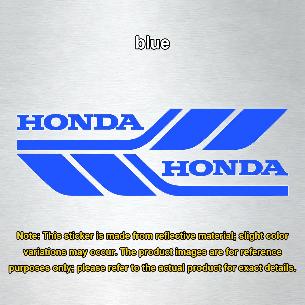 Reflective & Laser Hollow Letter Carved Stickers for Honda Motorcycle Fuel Shock Absorber Helmet and Car Rearview Mirror Decals