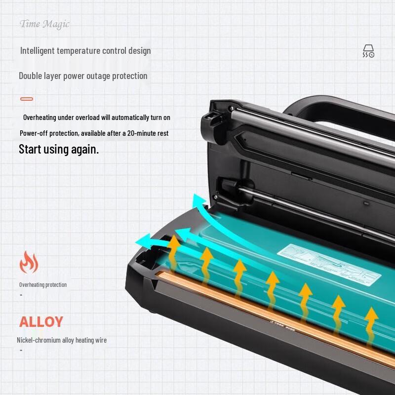 Deli Automatic Food Vacuum Sealer CN plug (adapter included)