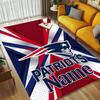 Custom Patriots Name Area Rug Living Room Nonslip Soft Carpet For Bedroom Game Playroom Sofa Office Home Decor Doormat Christmas Gift C103102