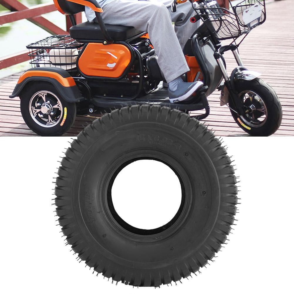 

Wear Resistant 15x6.00-6 Tire for the Elder Mobility Scooter Tire Accessory
