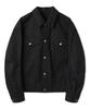 Wmc Curved Denim Trucker_Black