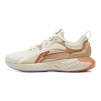 Comfortable Versatile Shock Absorbing Non-Slip Wear-Resistant Low-Top Casual Shoes Women Sneaker Beige AGLU306-1