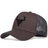 Unisex Animal Antlers Embroidery Baseball Net Caps Spring And Summer Outdoor Adjustable Casual Hats Sunscreen Hat