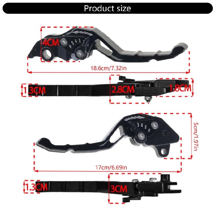 Motorcycle Accessories Replacement Clutch Brake Handle Lever Clutch Lever Brake Clutch Levers Handle for V2