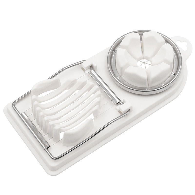 Egg Slicer For Hard Boiled Eggs, Multipurpose Boiled Egg Slicers Cutter, Stainless Steel Wire With 2 Slicing Styles