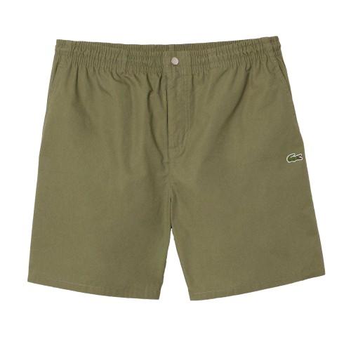 Lacoste Mens Poplin Relaxed Fit Shorts