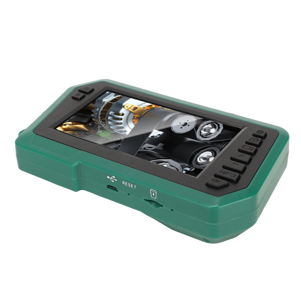 Dual Lens Borescope Inspection Camera 4.3in Screen 6 LED Light 1080P IP68 Waterproof Snake Camera