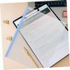 10pcs/pack A4 Drawbar Folder Sliding Bar Clip Paper Cover for Flipchart, Lightweight and Flexible, Suitable for School Use