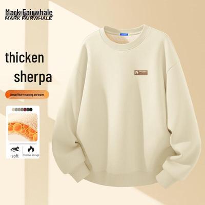 Mark Fairwhale Men's Fleece Lined Crew Neck Sweatshirt