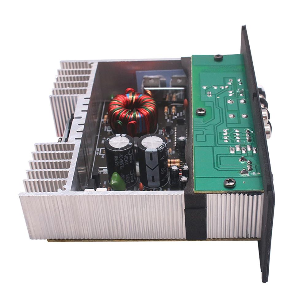 RMS80W High-power Car Subwoofer Amplifier Board Effective Heat Dissipation 20hz-25khz Slim Powered Sound Amplifier Subwoofer