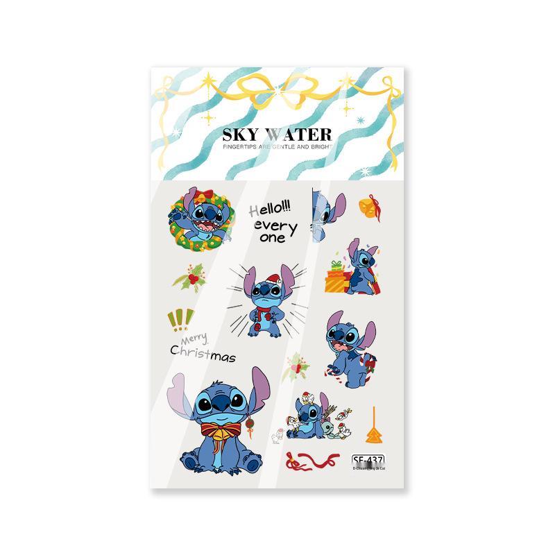 Sky Star Embossed 3D Cute Cartoon Camera Sticker - Blue 5D Decorative Sticker for Kids