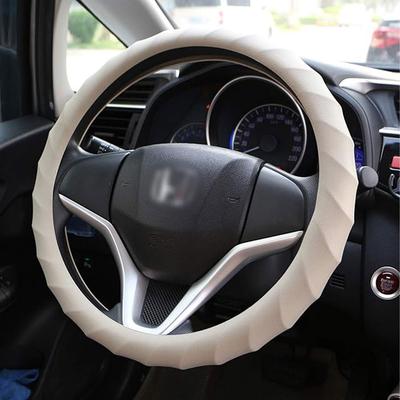 36-40cm Universal Car Silicone Direction Wheel Cover Elastic Manus Cover Texture Soft Multi Color Auto Decore Covers Accessories