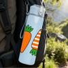 1PC Three Fresh Carrots 750ml Color Plastic Sports Water Bottle Leakproof Flip Straw Lid Suitable for Sports Office Home Use