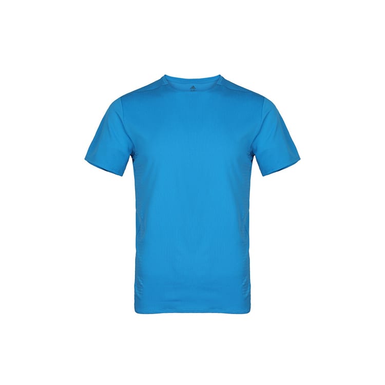 Adidas T Shirts Men's Teal Crew Neck Moderate Straight Fit DQ1849