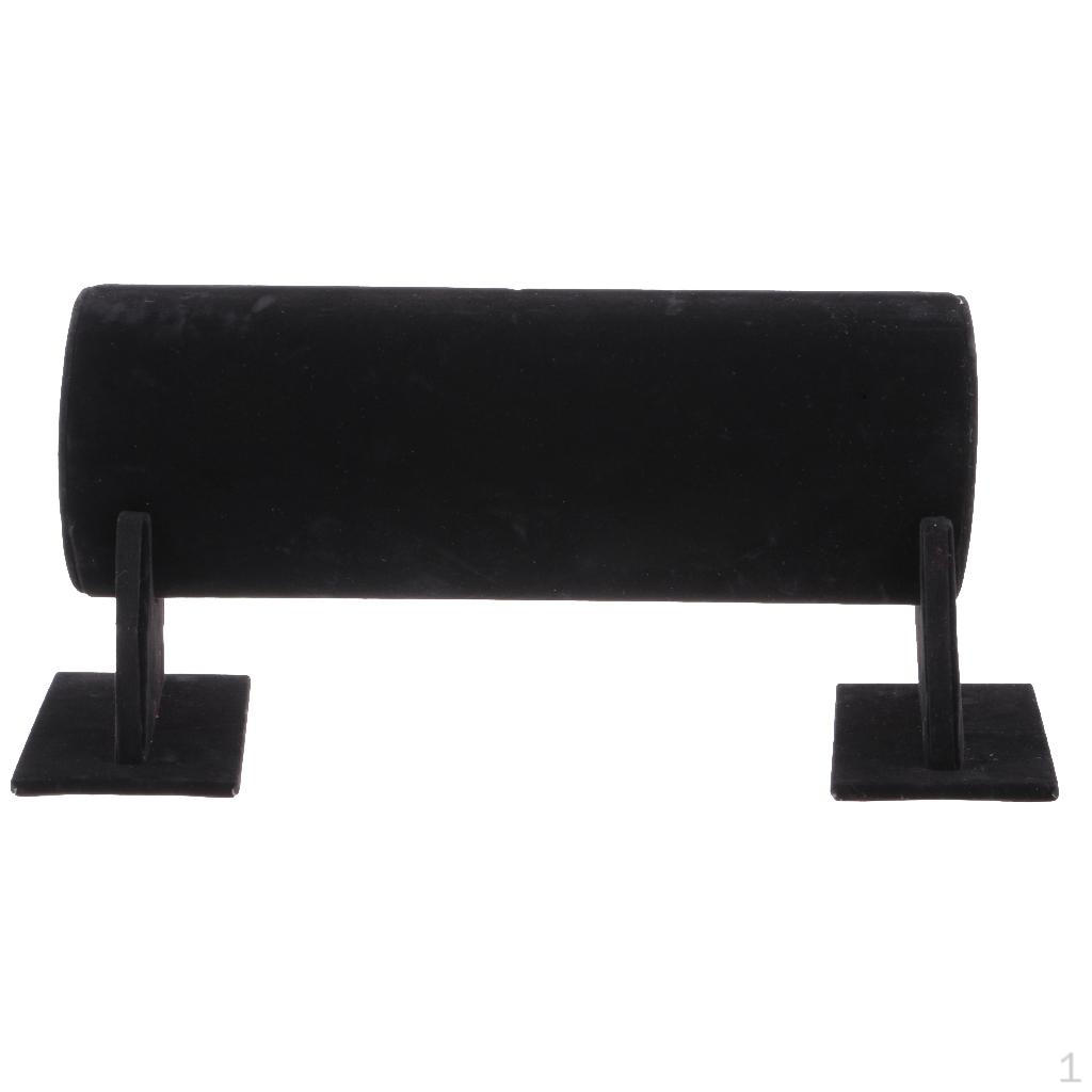 Jewelry Velvet Headband Hair Clasp Holder Display Stand Rack чёрный