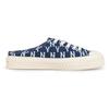 MLB Playball Mule Mono Denim Mules Slip Resistant Abrasion Resistant Low top Canvas Shoes Unisex Denim Dark Blue 32SHSD111-50N