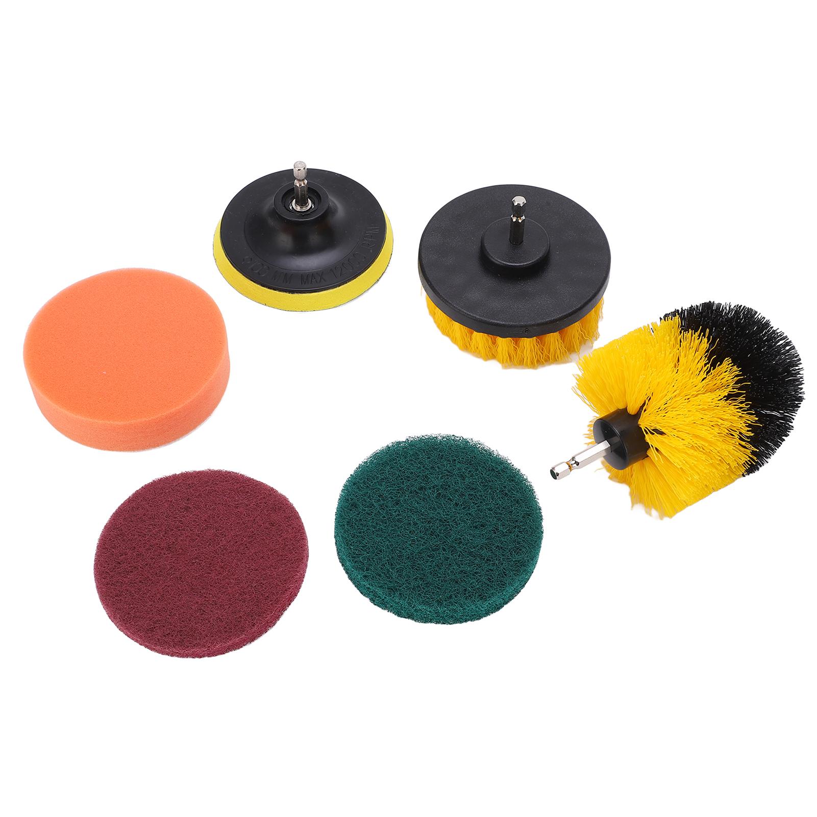 

6шт. Набор щеток для сверления, набор скребков для ванной комнаты, кухни, напольных поверхностей, инструмент для чистки скребком