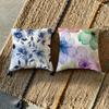 F-Floral Print Cushion Cover Fabric Soft Furnishing,Pillowcase, Cushion Cover, Sofa Pillow, Home Decoration