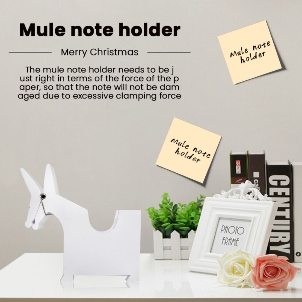 Desk Decor Mule Note Holde Storage Mule Desktop Holder Cute Desktop Memo Holder  Business Meeting