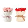 Stainless Steel Fruit Fork Set with Rose Holder Creative Food Picks Tableware Accessories for Home Party Dessert Platter