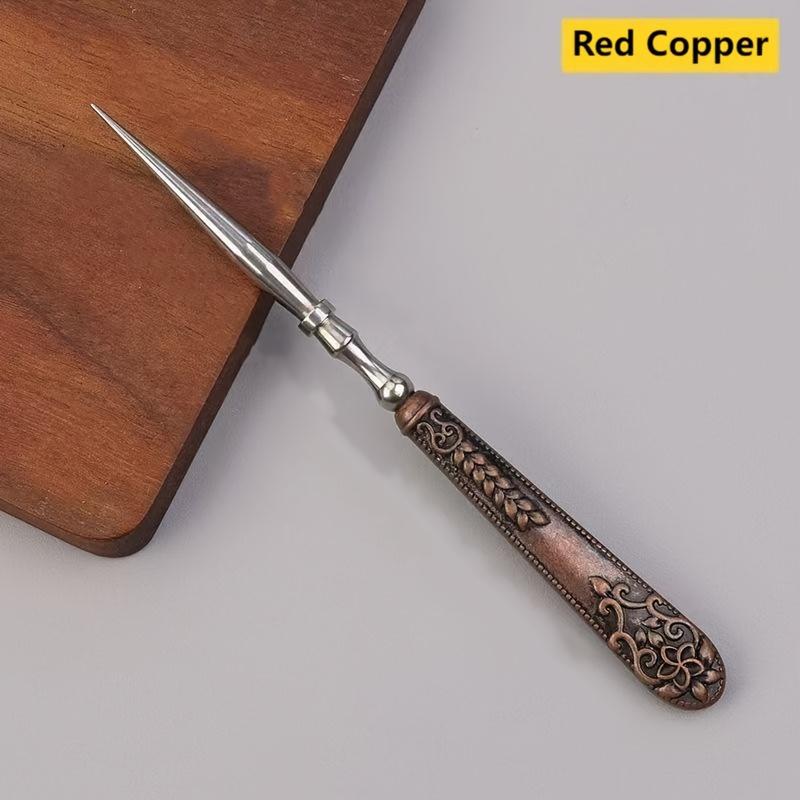 1PC Retro Style Portable Sewing Cone | Hand Punching Cone, Leather Tool Drilling Needle, DIY Mending Tools, Sewing Repair Tools
