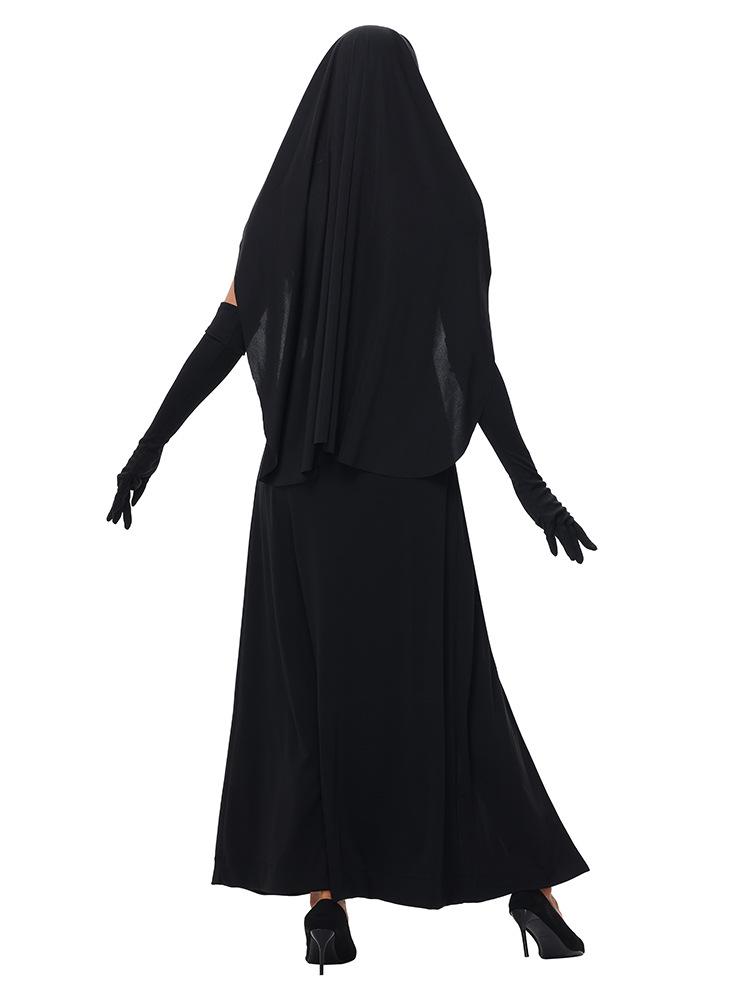 Sexy Nun Halloween Costume - European & American Style Virgin Mary Dress for Adults