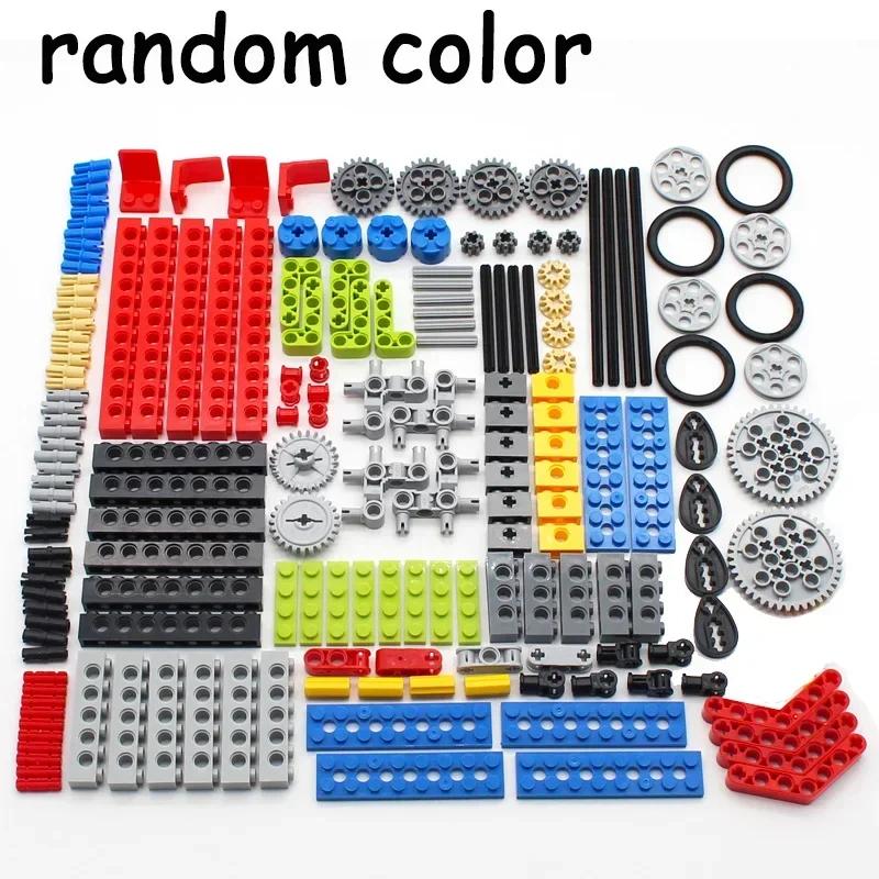Non-Toxic Moc Building Blocks Technical Parts Pin Liftarm Studless Beam Axle Plug Connector Panel Gear Compatible Intellectual Toy