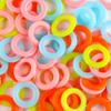 100pcs/pack S/L Weave Tools Latching Knitting tools Locking Stitch Marker Crochet Plastic Ring Sewing accessory