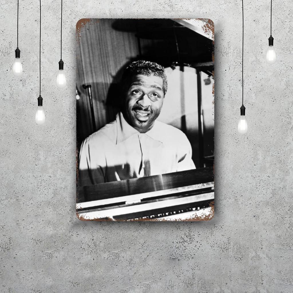 Erroll Garner Vintage Metal Tin Signs Posters Decor Retro Metal Plaque Wall Art Decor for Garage Bar