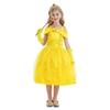 Belle Princess Carnival Costume, 7 Accessories, Cotton/Polyester, Yellow, 5-6 Years/110-120cm
