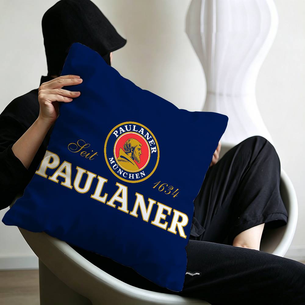 Deutsches Bier Paulaners Kissen Geschenk Home Office Dekoration Kissen Schlafzimmer Sofa Auto Kissenbezug Kissenbezug