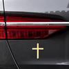 Christian Car Sticker 3D Badge Self-Adhesive Alloy Emblem Decal for Body Fender Tail Scratch