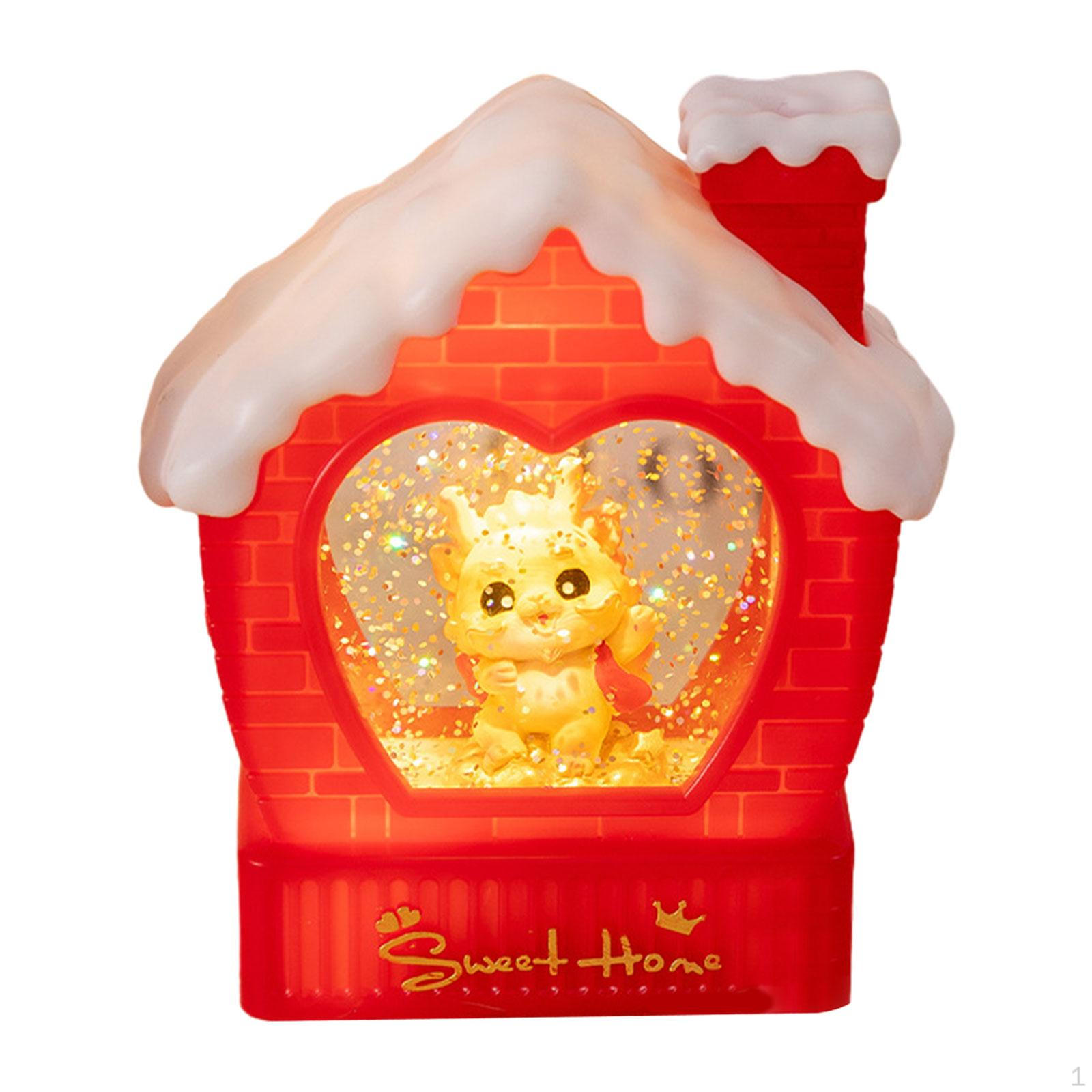 

Фонарь в виде снежного шара с музыкой, портативный светящийся светодиодный фонарь для воды, ночник с подсветкой для магазина Style B