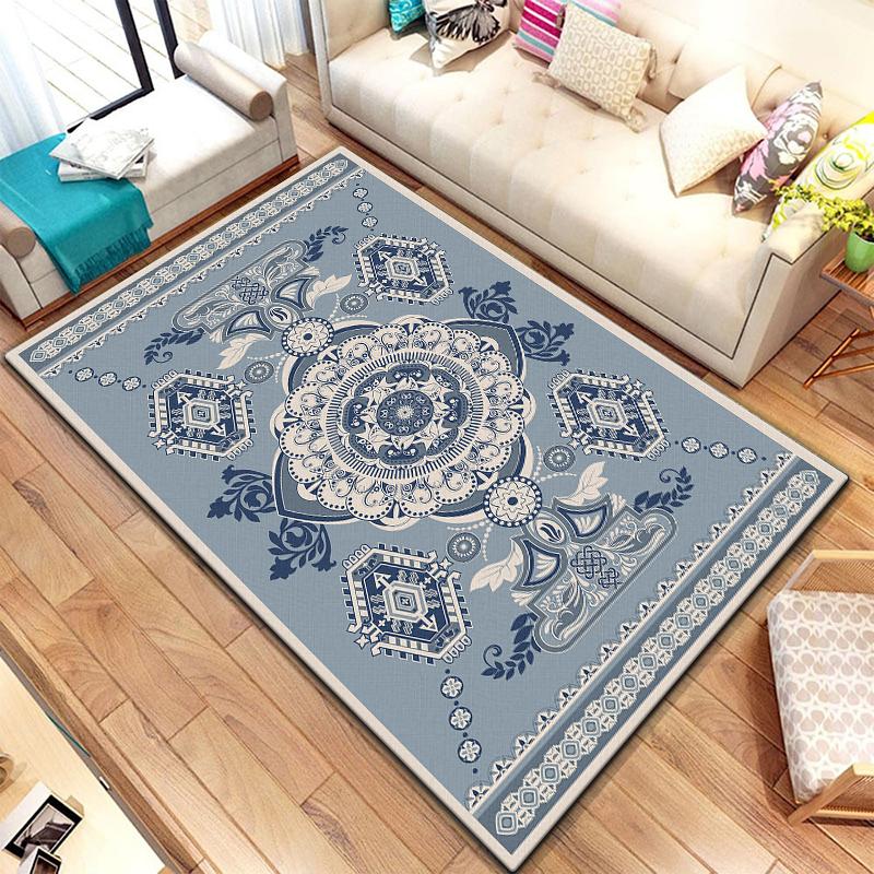 European Style Printed Pattern Non-slip Rug Baby Play Crawl Floor Yoga Mat Living Room Carpet Decoration Tapestry alfombrilla