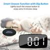A25F-Clock LED Electronic Alarms Clock Casual Style Clock Bedside Vibrator Electronic Clock Multifunctional Dual USB