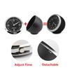 Waterproof Car Dashboard Panel Luminous Clocks + Thermometer + Hygrometer 3 In 1 Kit Motorcycle Bike Boat Mini Watches Ornament