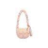 New CARLYN Polyester Fiber PU Cloud Bag, Shoulder Bag, Crossbody Bag Regular Women's Pink Cake H73116010PP