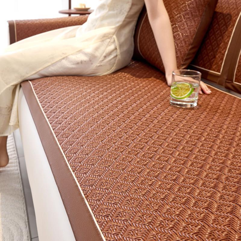 Rattan Mat Sofa Cushion, Summer Mat, Cool Cushion, Seat Cushion Non-Slip, Summer Ice Cushion  New Sofa Cover Cover Cloth