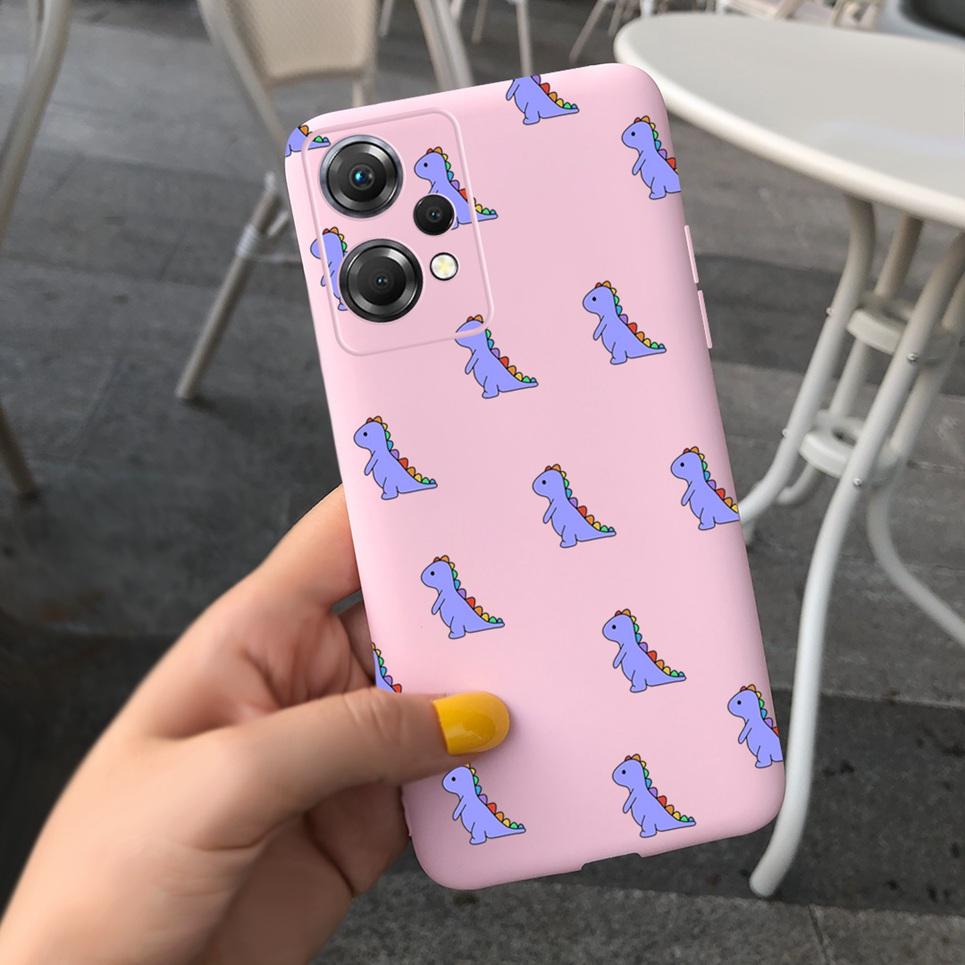 For One Plus Nord CE 2 Lite Phone Case Soft Matte Silcione TPU Back Cover For OnePlus Nord CE2 Lite 5G Mobile Coques Flower Capa