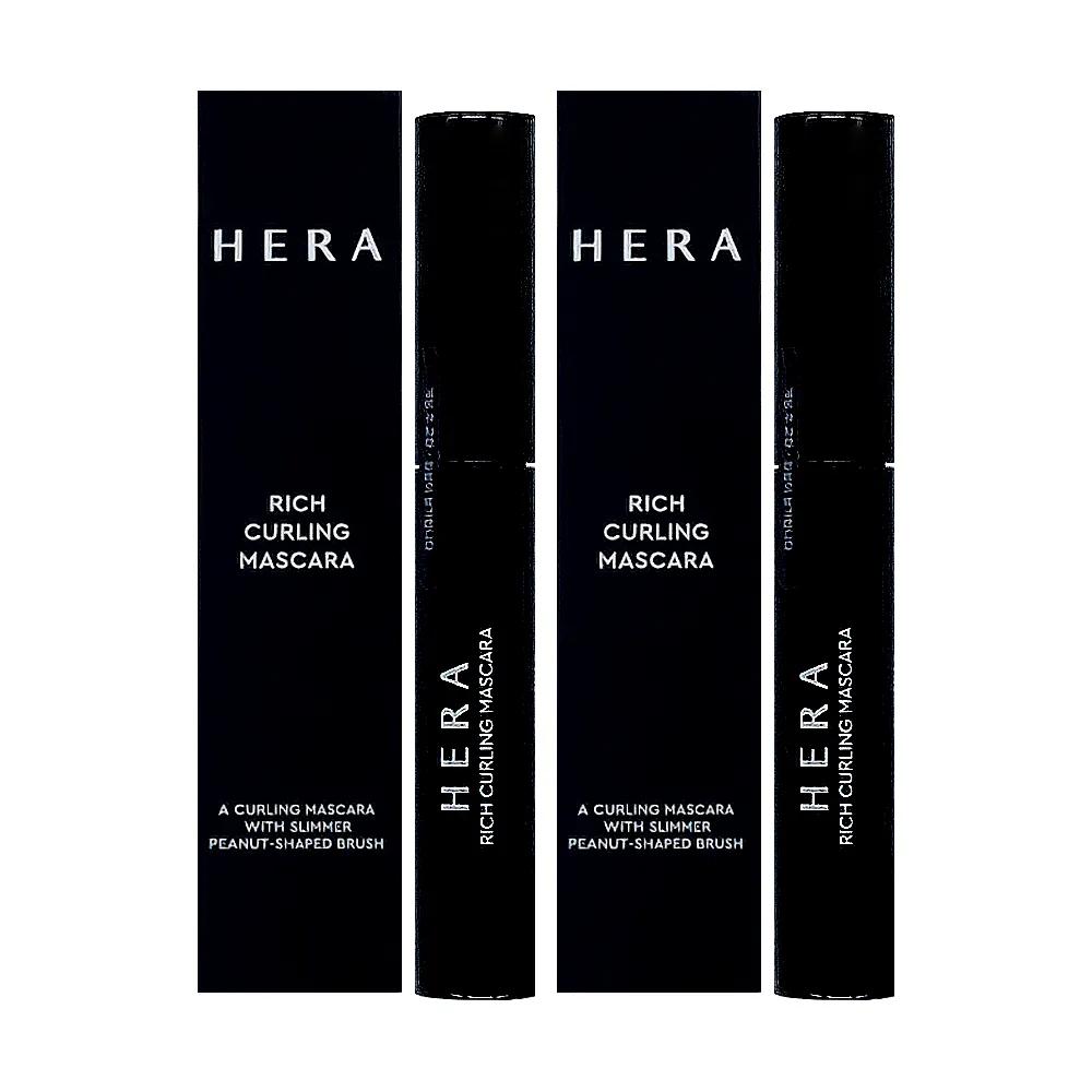 HERA Тушь для ресниц Rich Curling 6г Черный 1+1 Обеспечивает подкручивающий эффект без опускания HERA Rich Curling Mascara 6g - Lash Black 1+1
