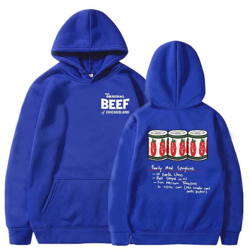 Men Clothes The Original Beef of Chicagoland Hoodies The Bear TV Series Graphic Sweatshirts Moletom Long Sleeve Hooded
