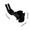 Car Interior Helmet Rack, Headrest Mounted Plastic Cradle for Truck and Car Seat Storage, Black Gear Rack for Daily Commuting and Travel Use