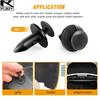 kkjoy 10mm Retainer Clips Door Panel Rivet suit for various vehicles
