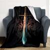 Sword Art Flannel Blanket Throw Blanket Soft Warm Sofa Bed Camping Car Home Decor Unique Christmas Gift C9301274